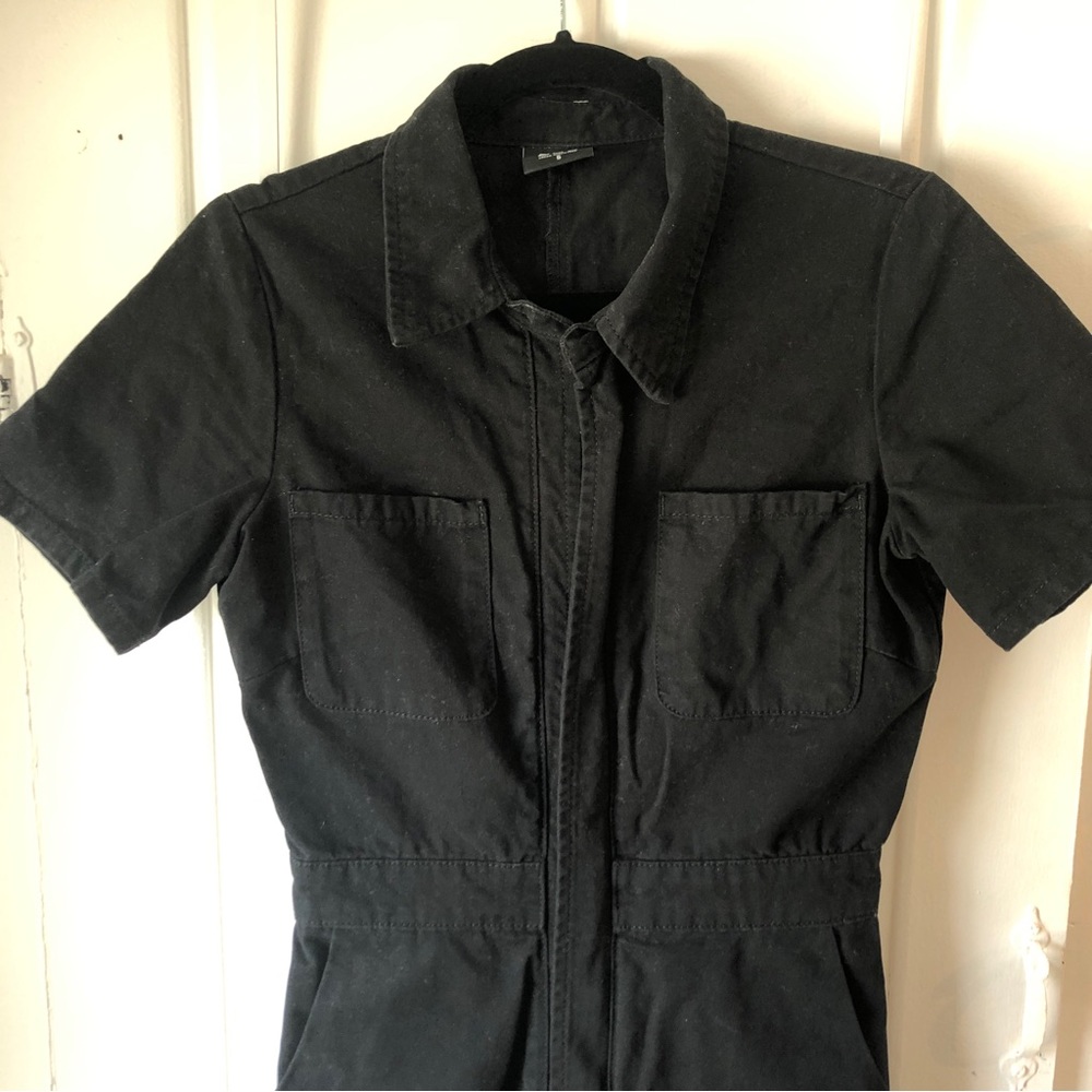 BDG black short sleeve jumpsuit